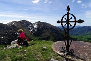 In Söc di Agnei (Cima degli Agnelli), detta anche Cima Camplano (2057 m) il 9 maggio 2015 - FOTOGALLERY